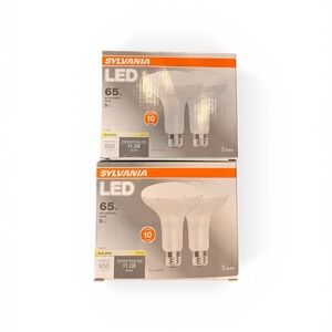 BOGO Sylvania LED Light Bulbs 65W Replacement bundle of two